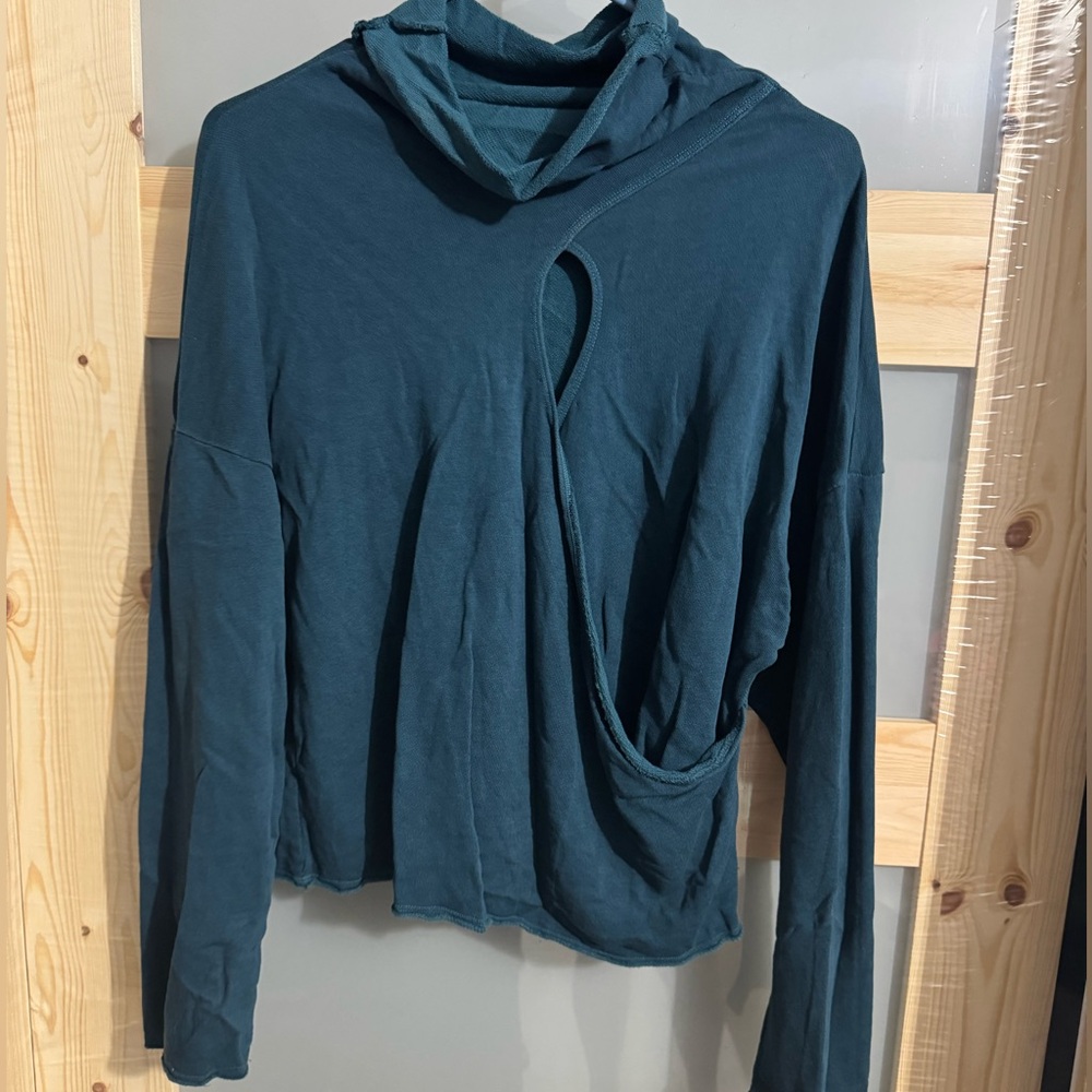Lanston  high neck cross front top
